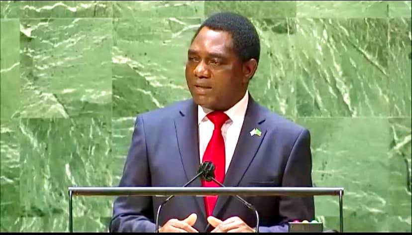 President Hakainde Hichilema Addresses the UN General Assembly in New York  | Embassy of the Republic of Zambia in Washington, D.C.